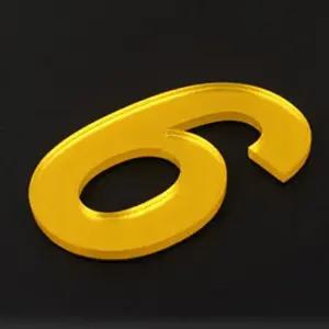 층수알림번호 입체 다용도 아크릴문자 (6) 층수표시용 입체숫자 (WFKA16E)