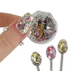 고품질 가글리터젤네일 가을단풍 네일 단풍파우더 단풍글 화사한 (WFKANIS)