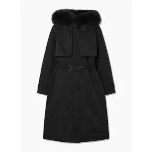 쉬즈미스 폭스 퍼 트렌치 덕다운 점퍼 SSDJPP42020 870347