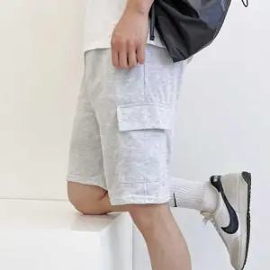 남자반바지슬랙스 허리밴딩 남자여름팬츠 남자숏팬츠 건빵주머니 남자편한바지