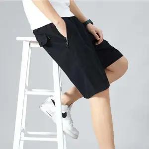 5부슬랙스반바지 남자반바지남자슬랙스 남자밴딩반바지 남자5부반바지