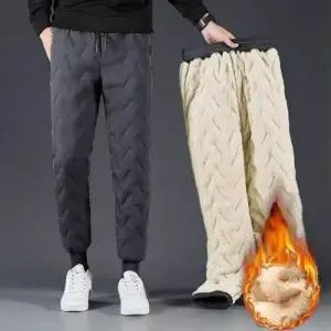 방한바지 양털 남녀공용 일자핏바지 일자핏 겨울 남녀공용바지 기모팬츠