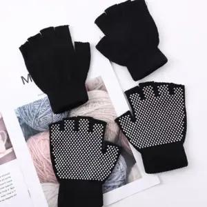 홈트 홈트레이닝 플라잉 폴댄스 미끄럼방지 요가 장갑 블랙 (WFKAEZ9)