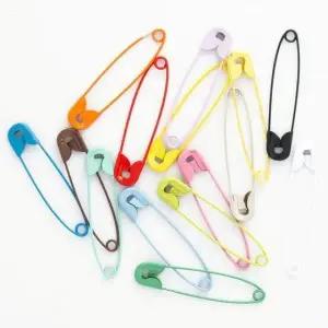 고품질 컬러 옷핀 부자재 15컬러 키링 만들기 팬던트 재료 만 (WFKB6GP)