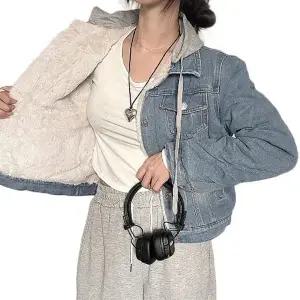 데님자켓 털 오버핏청자켓 데일리자켓 겨울 오버핏데님자켓 겉옷 아우터
