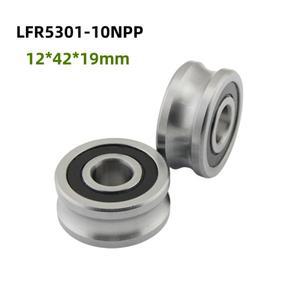 LFR5301-10NPP U형 풀리 롤러 베어링 12x42x19 mm 샤프트 이동 거리 10mm