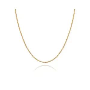 크리스탈헤이즈 박스 체인 골드 목걸이 40cm