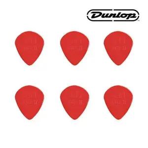 [하프클럽/]1.18mm 나일론 피크 6개입 세트 악기용 기타 부품 레드