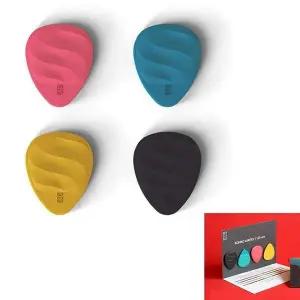 [하프클럽/]현악기 기타피크 1.25mm 4개입 혼합 부품 악기소품 세트