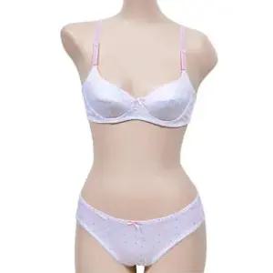 발랄한 땡땡이 와이어 주니어 브라팬티세트 WFIPU58