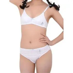 어깨끈 길이조절 A컵 주니어 브라팬티세트 WFIPU73