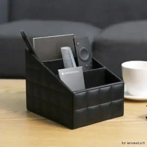 대형 가죽 펜꽂이 책상정리함 폰거치대 행정실 초등학교 데스크꾸미기 작업실 대학원