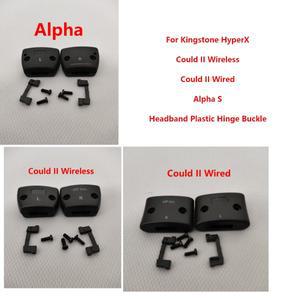 Kingstone HyperX Alpha/Alpha S/Could/Cloud II 헤드셋 수리 부품용 교체 헤드밴드 플라스틱 힌지 버클
