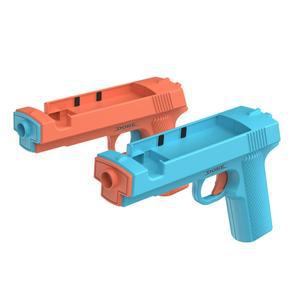 [호환품]닌텐도 호환 스위치 호환 2 조이 콘 컨트롤러 슈팅 건 스톡 센스 그립 게임 액세서리 2PCS 핸들 총