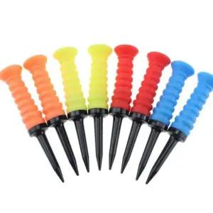 [하프클럽/]골프티 실리콘 무저항 굴절티 연질티 골프필드용품 4매