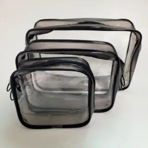 여행용 파우치 화장품 사각 캐리어 종 백 가방 미니 투명 정리 (WFKCQ7P)