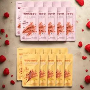 대한민국농수산 HACCP인증 소고기 육포 20g 10봉지 전통방식 부드러운 육질