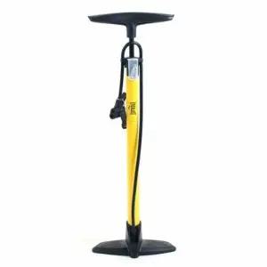 에버라스트 스탠딩펌프 스탠딩에어펌프 옐로우자전거펌프 옐로우
