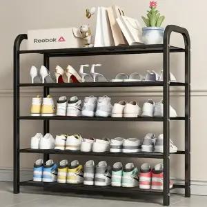 오픈형 현관 신발장 철제 선반 정리 선반 5단