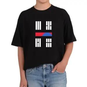 오버핏반팔티 태극문 팔괘문 음과 양 청과홍 다양한색상 전사이즈 (WFKC7D8)