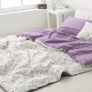 글로리 30수 광목 홑 이불커버 D(더블) 퍼플 180 x 220 (WFKEFPE)