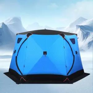 큐브텐트 특대형 얼음 동계 빙어 원터치 낚시 방한 누빔