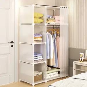 장롱 비키니 조립식 옷장 미니 행거 1인 원룸 자취방 시스템옷장 수납행거