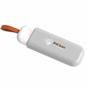 PP 3단 직사각 약통 약정리함 휴대용알약케이스 약병