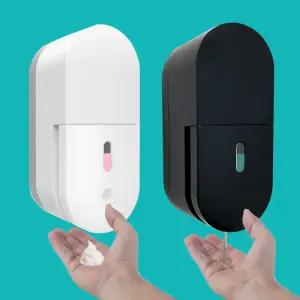 물비누디스펜서 거품비누디스펜서 벽걸이케이스 캡슐 화장실 손세정 기 용기 업소 학교 제
