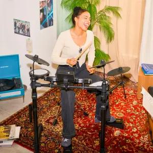 삼익 전자드럼 BM E-1 올메쉬 풀패키지 블루투스 K-POP 앱연동