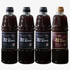 [오색단지] 참만능참치액 900ml(1,040g) x 3병 + 참만능대게액 900ml(1,050g) x 1병