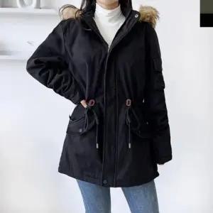 KTT 6887W 여자 겨울후드 야상점퍼 후드 털 탈부착 야상 모자탈부착 겨울 아우터 점퍼 가을 후드