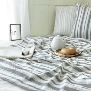 스칸디나비아 그레이 블랭킷 + 파우치 set