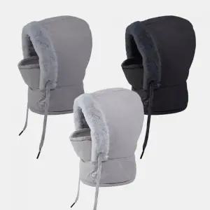 기모 겨울 바라클라바 패딩 3컬러 후드워머 혹한기