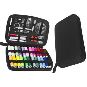 SIS-283 반짇고리함 130피스가정용 받짇고리함 바느질세트 바늘실 고급케이스 24색 간편 부자재 선물용 용