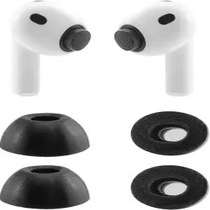 에어팟 프로 3 2025 뉴 3세대 2쌍 M 사이즈 소프트 노이즈 격리 메모리 폼 교체 이어팁 3M 2쌍과 호환되는