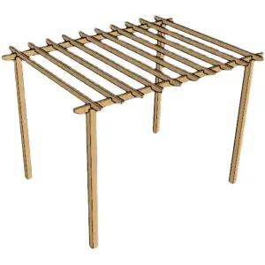 조립식 파고라 원두막 테라스 정자 야외 바베큐장