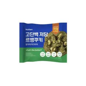널담 고단백 저당 르뱅쿠키 말차마카다미아 50g x 15개
