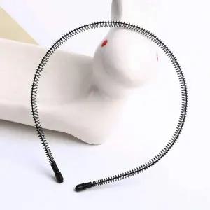 코일 철사 머리띠 남여공용 헤어밴드 철사머리띠 스프
