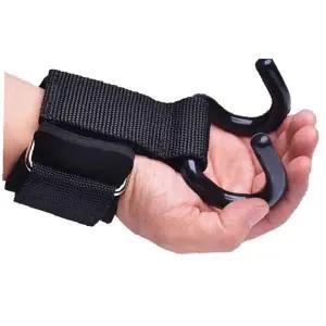 턱걸이 철봉 훈련용 후크 그립 스트랩 손목 보호대 헬스 운동 보조 기구 필수