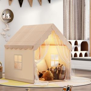 몽테조이 어린이 텐트 실내 및 실외 유아용 놀이터 대형 휴대용 장난감