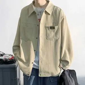 루즈 오버 핏 코듀로이 골덴 셔츠 남자 간절기 남방