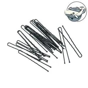 흑색 헤어핀 6cm 스타일링 헤어 제품