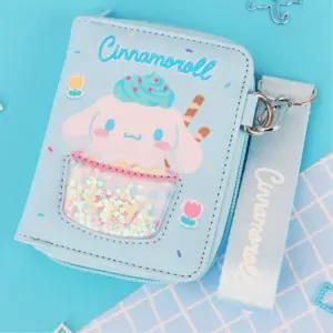 초등여아 손잡이끈 시나모롤 지퍼 반지갑 가벼운 러블리 레자