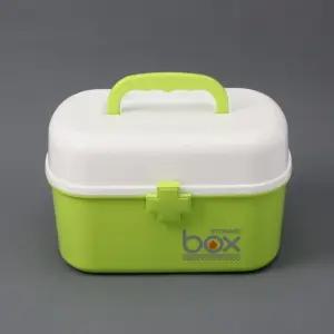 투투 구급함(그린) (28.5cm)/케이스/약통/보관함/응급키트/상자/정리함/가정/약품/사무실/유치원/학교/학원