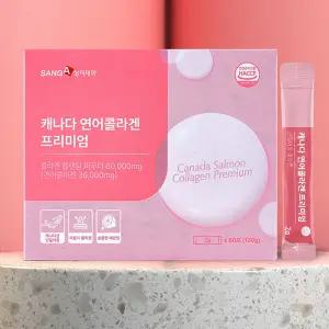 상아제약 캐나다 저분자 피쉬 연어콜라겐 프리미엄 36000mg 레몬맛 대용량스틱