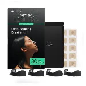 인테이크 브리딩 나살 Bathing 팩 Strip Nasal 블랙 30개입 스타터키트 스트