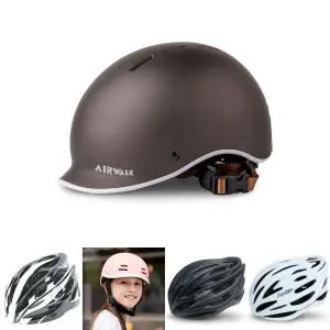 Airwalk 스포츠 헬멧 어반 라이더 (브라운)/여름/자전거/헷멧/안전/보호/라이딩/프로/선수/싸이클/사이클링