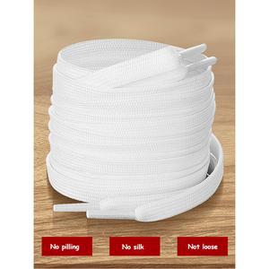 운동화 끈을위한 화이트 블랙 플랫 신발 끈 클래식 70/90/100/120/140/160CM