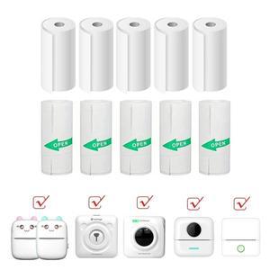 미니 프린트 카메라 감열지 롤 자체 접착 및 비 스티커 용지 인화지 즉석 메모 사진 57mm